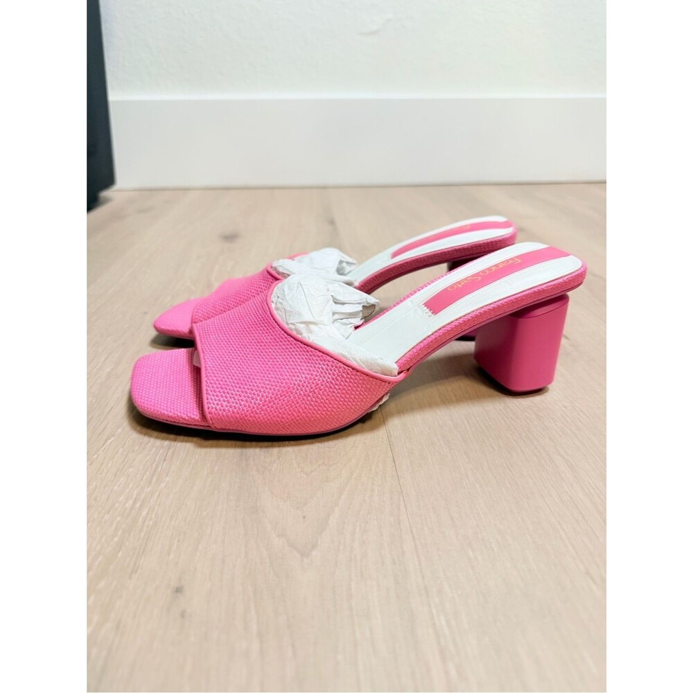 NWT ✨ Franco Sarto Hot Pink Sandal Heels Size 8